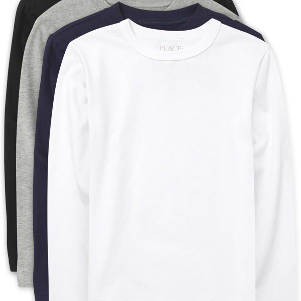 The Children's Place Boys' Basic Layering Long Sleeve Tee