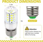Sanyasi 5304511738 LED Light Bulb Refrigerator for Frigidaire Electrolux KEI D34L Fridge Light Bulb Replace PS12364857 AP6278388 Refrigerator Parts & Accessories (3.5W White Light) - Image 2