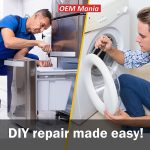 [DA81-01345B Spring OEM Mania] DA81-01345B 2-PACK NEW OEM Produced for SAMSUNG Refrigerator French Door Springs and 2 White Sleeve Pin Set Replacement Part - Image 4