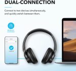 Soundcore by Anker Q20i Hybrid Active Noise Cancelling Headphones, Wireless Over-Ear Bluetooth, 40H Long ANC Playtime, Hi-Res Audio, Big Bass, Customize via an App, Transparency Mode - Image 7