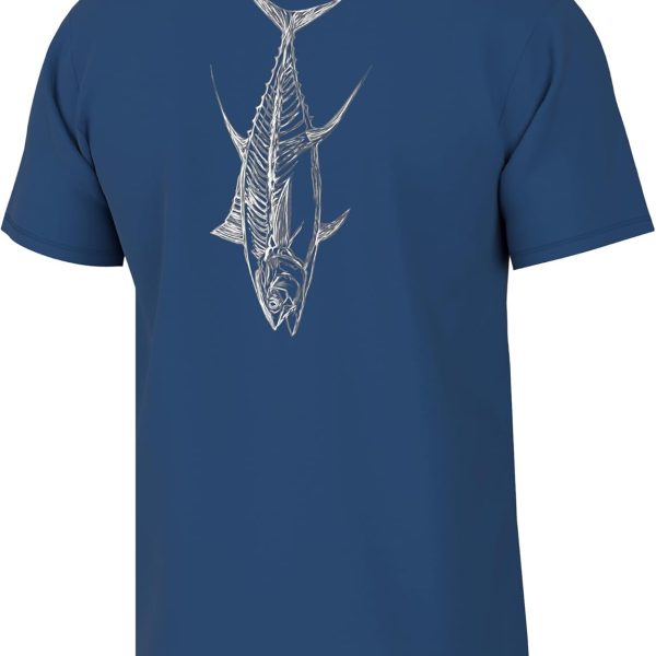 HUK Mens Fishing Graphic Tee, Performance Short Sleeve, Quick-Dry