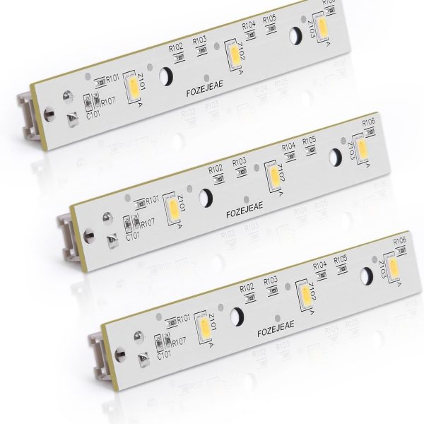 New Upgraded WR55X26671 Refrigerators LED Light Bulb for GE LED Refrigerator Light Bulb Replacement and GE Freezer Bulbs Replacement PS11767930 AP6035586 4468532 EAP11767930 3pcs
