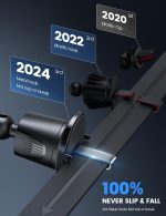 Lamicall 2025 Wider Clamp & Metal Hook Car Phone Holder Vent [Thick Cases Friendly] Phone Holders for Your Car Mount Automobile Hands Free Cradle Air Vent for iPhone 17 16 15 14 13 Pro Max Smartphone - Image 5