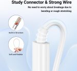 Essri i Phone Charger Fast Charging 10 FT, 3-Pack 20W PD USB C Charger Block with iPhone 14 13 Charging Cable 10 Foot, Compatible with iPhone 14 Pro/13Pro Max/12/11Pro/Mini - White - Image 4