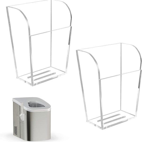 2 Pack Ice Scoop Holder, Ice Maker Scoop Holder for Counter Top Ice Makers and Machines