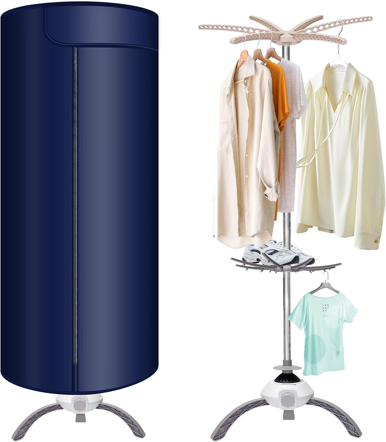 Portable Clothes Dryer - Upgraded Large Capacity for Families, Apartments,Travel and RV, Mini 900W Fast-Drying Machine for Clothing and Shoes Quick And Easy to Use Foldable Compact Dryer 1 Portable Clothes Dryer - Upgraded Large Capacity for Families, Apartments,Travel and RV, Mini 900W Fast-Drying Machine for Clothing and Shoes Quick And Easy to Use Foldable Compact Dryer