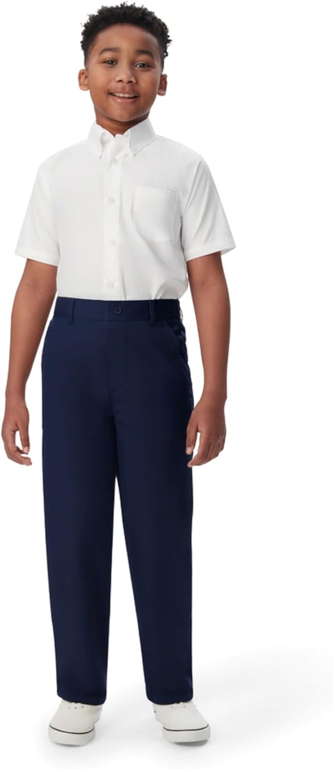 French Toast Boys Pull-on Relaxed Fit School Uniform Pant (Standard & Husky) 1 French Toast Boys Pull-on Relaxed Fit School Uniform Pant (Standard & Husky)