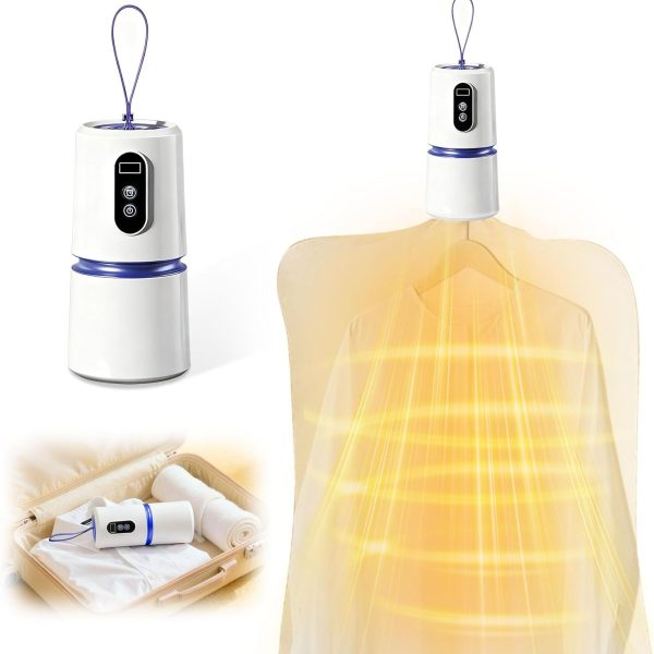 Portable Clothes Dryer-Travel Size Compact & Timer-Adjustable Mini Dryer Machine for Washed Clothes-Quiet Foldable Laundry Dryer for Apartment, Cruise, RV, Hotel, Dorm & Home