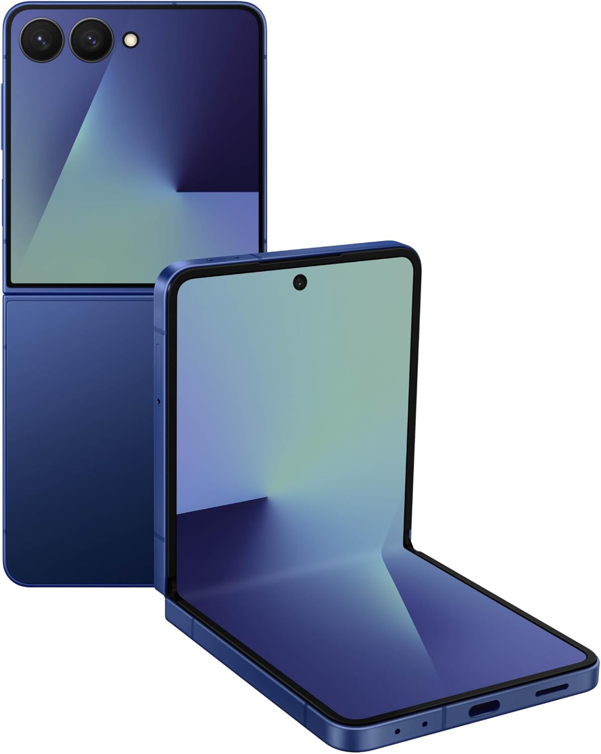 Samsung Galaxy Z Flip7 Cell Phone, 256GB AI Smartphone, Unlocked Samsung Galaxy Z Flip7 Cell Phone, 256GB AI Smartphone, Unlocked Android, Long Battery Life, 2025, US 1 Yr Manufacturer Warranty, Blue Shadow