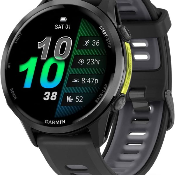 Reddit Deals | Shop the Best Online Deals 10 Garmin® Forerunner® 970, Premium GPS Running and Triathlon Smartwatch, AMOLED Display, Built-in LED Flashlight, Carbon Gray DLC Titanium with Black Case and Black/Translucent Whitestone Band