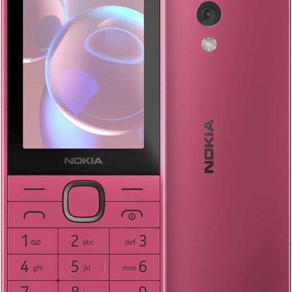 Nokia 225 4G (2024) | Dual SIM | GSM | Unlocked | International Version | Pink