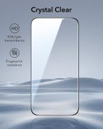 ESR 3 Pack for iPhone 17 Pro Max Screen Protector, Military-Grade Shatterproof, 9H Hardness, Full Coverage Tempered Glass with Ultra Fit Tray - Image 7