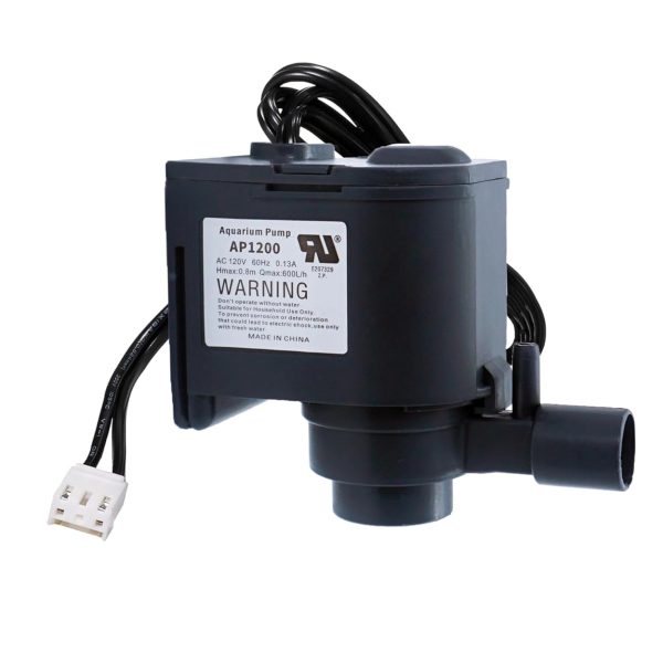 AP1200 AC120V Ice Maker Water Pump Fits for HZB-30F,HZB-38F,HZB-32,HZB-45,HZB-65,HZB-90,HZB-120,HZB-160 Ice Maker,Commercial Large Flow Water Pump,60Hz 0.13A, Hmax: 0.8m