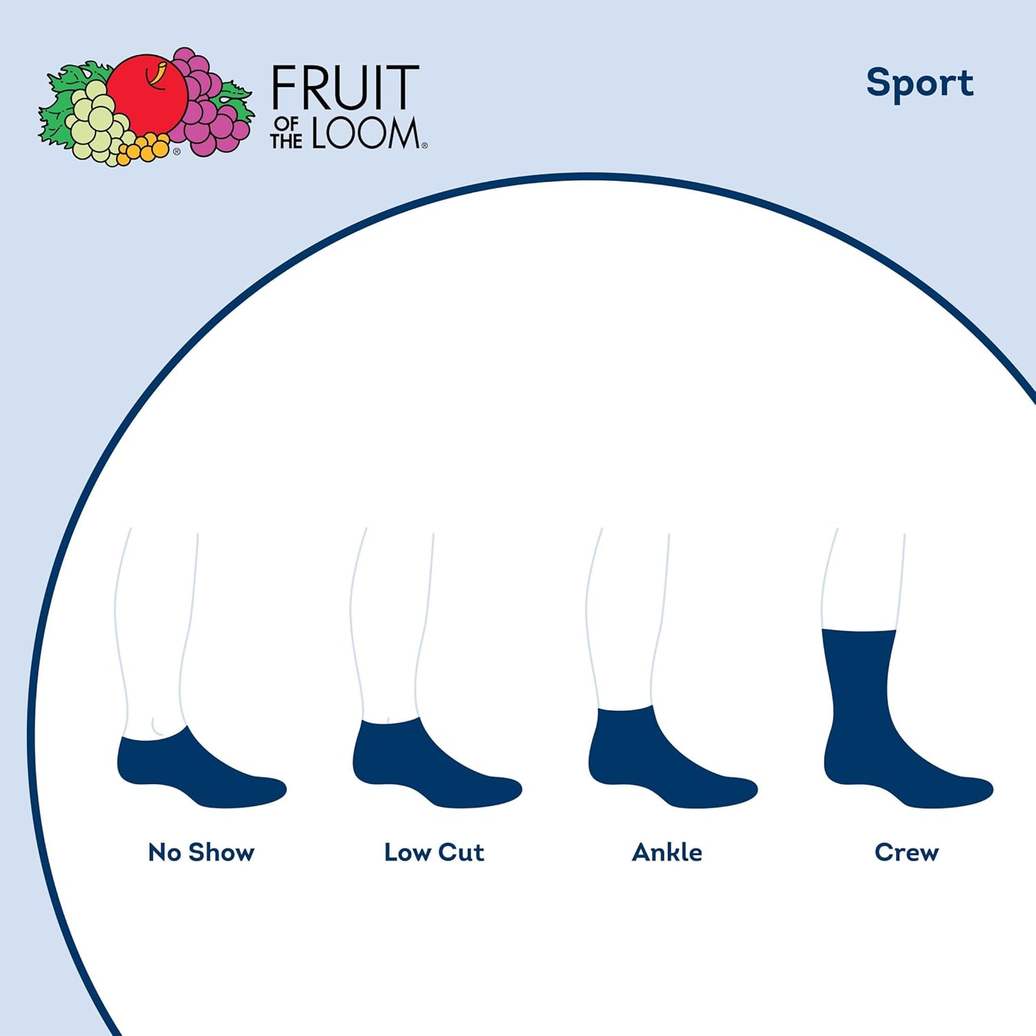 Fruit of the Loom Boys' Everyday Active Sports Ankle Socks (10 Pack) 3 Fruit of the Loom Boys' Everyday Active Sports Ankle Socks (10 Pack) - Image 3