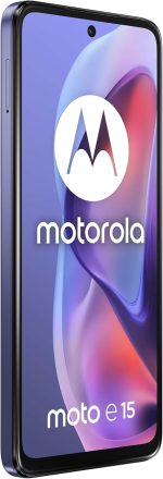 Motorola Moto E15 Dual-SIM 64GB ROM + 2GB RAM (GSM Only | No CDMA) Factory Unlocked 4G/LTE Smartphone (Fresh Lavender) - International Version - Image 3