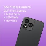 Bolt 1 | Dual SIM | Unlocked Smartphone | Android 14 (Go Edition) | 2 Day Battery | 5.0” FWVGA Display | 2GB RAM | 32GB Storage | 5MP Camera | Black - Image 6