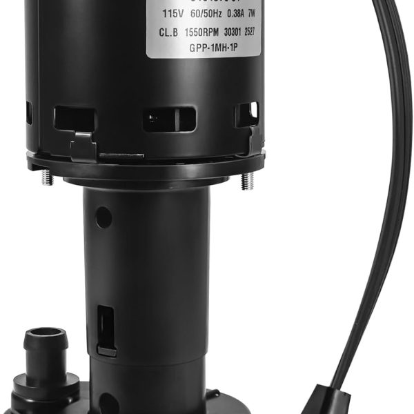 9161076-01 Ice Maker Water Pump Motor, compatible with Ice O Matic Ice Makers C20, C30, C40, C50, C60, Replaces 803338 GPP-1MH-1P HRIM-21-115 115V 60/50Hz