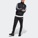 adidas Men's Basic 3-Stripes Tricot Track Suit - Image 4