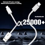 Car Carplay Cable for iPhone 17/16/15,iPhone 16/15 Plus17/16/15 Pro 17/16/15Pro Max charger ,USB A to USB C for Carplay USB C Cord, iPad USB C Cable 10th, iPad Air Car Charger Cable Cord 3FT (White) - Image 4