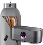 Portable Clothes Dryer, Clothes Dryer hold 9-12 Items, With Time Setting、Remote Control, Portable Dryers For Laundry, Apartments, RV, Travel, Low noise、Energy Saving、 Wrinkle Resistant