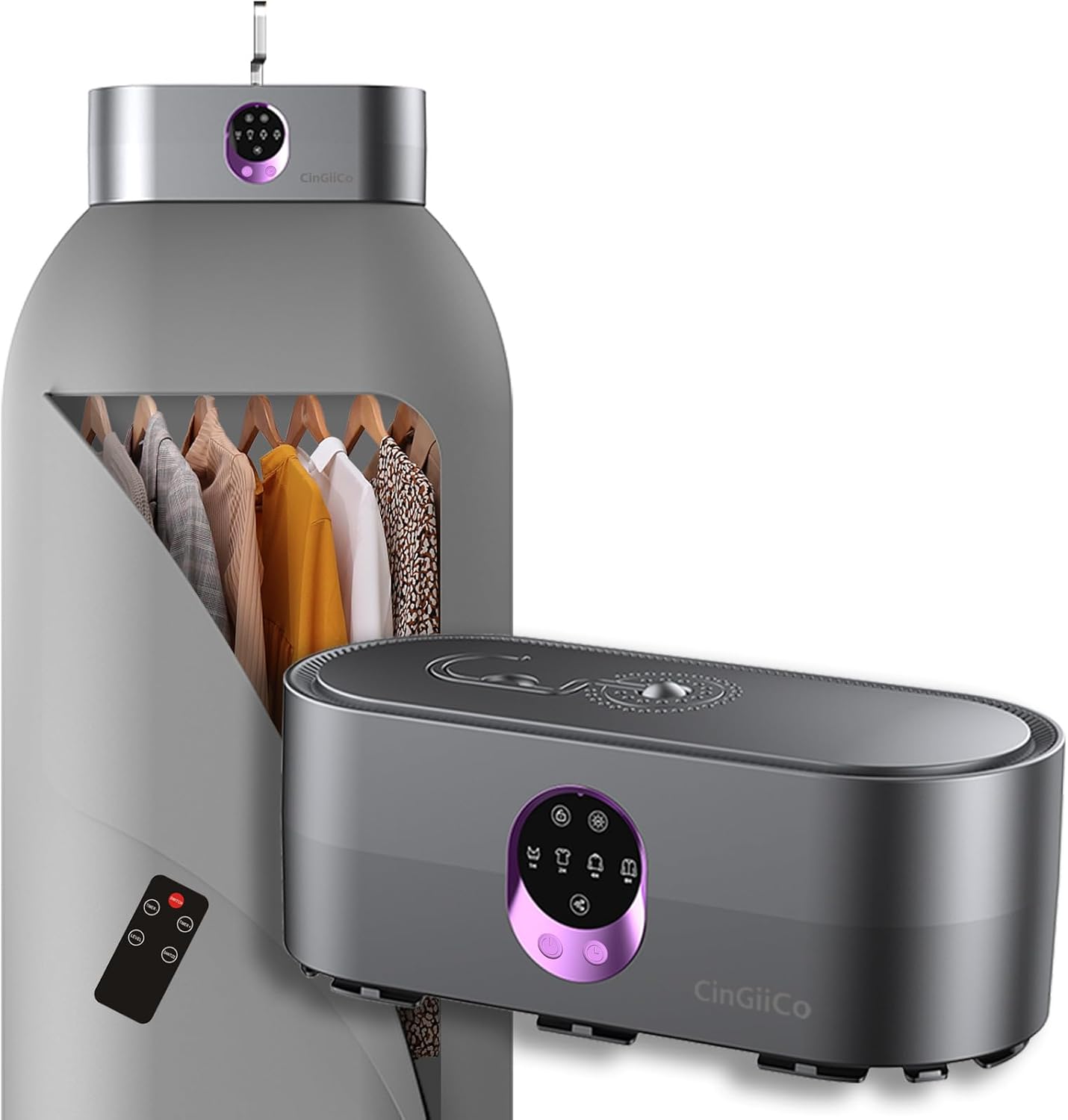 Portable Clothes Dryer, Clothes Dryer hold 9-12 Items, With Time Portable Clothes Dryer, Clothes Dryer hold 9-12 Items, With Time Setting、Remote Control, Portable Dryers For Laundry, Apartments, RV, Travel, Low noise、Energy Saving、 Wrinkle Resistant