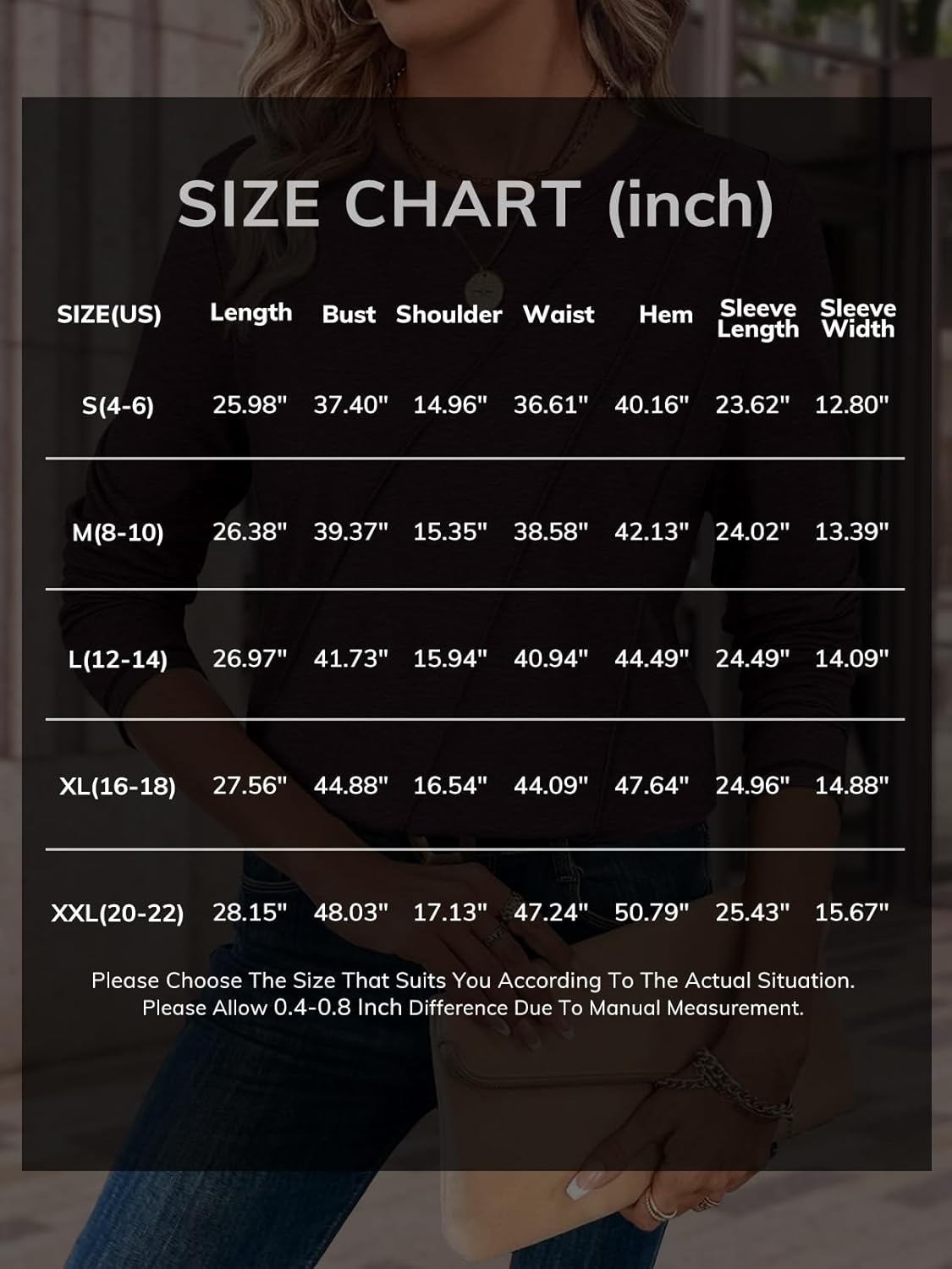 ATHMILE Womens Long Sleeve Shirts Pleated Crew Neck Casual Fall Fashion Tops Loose Fit Lightweight Girls Outfits Clothes 6 ATHMILE Womens Long Sleeve Shirts Pleated Crew Neck Casual Fall Fashion Tops Loose Fit Lightweight Girls Outfits Clothes - Image 6