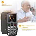 C1+4G Pro Black - Big Buttons Cell Phone for Seniors丨Basic Phone with SOS Button丨Charging Station丨1800mAh丨Loud Speaker丨Talking Clock丨Speed Dial丨Hands-free丨Large Font丨Unlocked Phones丨FM Radio - Image 3