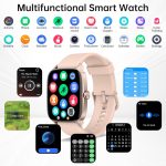 Smart Watches for Women Men with Bluetooth Call & AI Voice, 1.85" HD Fitness Tracker with Heart Rate SpO2 Sleep Monitor, 100+ Sports Modes,Mini Games, IP68 Waterproof Smartwatch for Android iOS Phones - Image 5