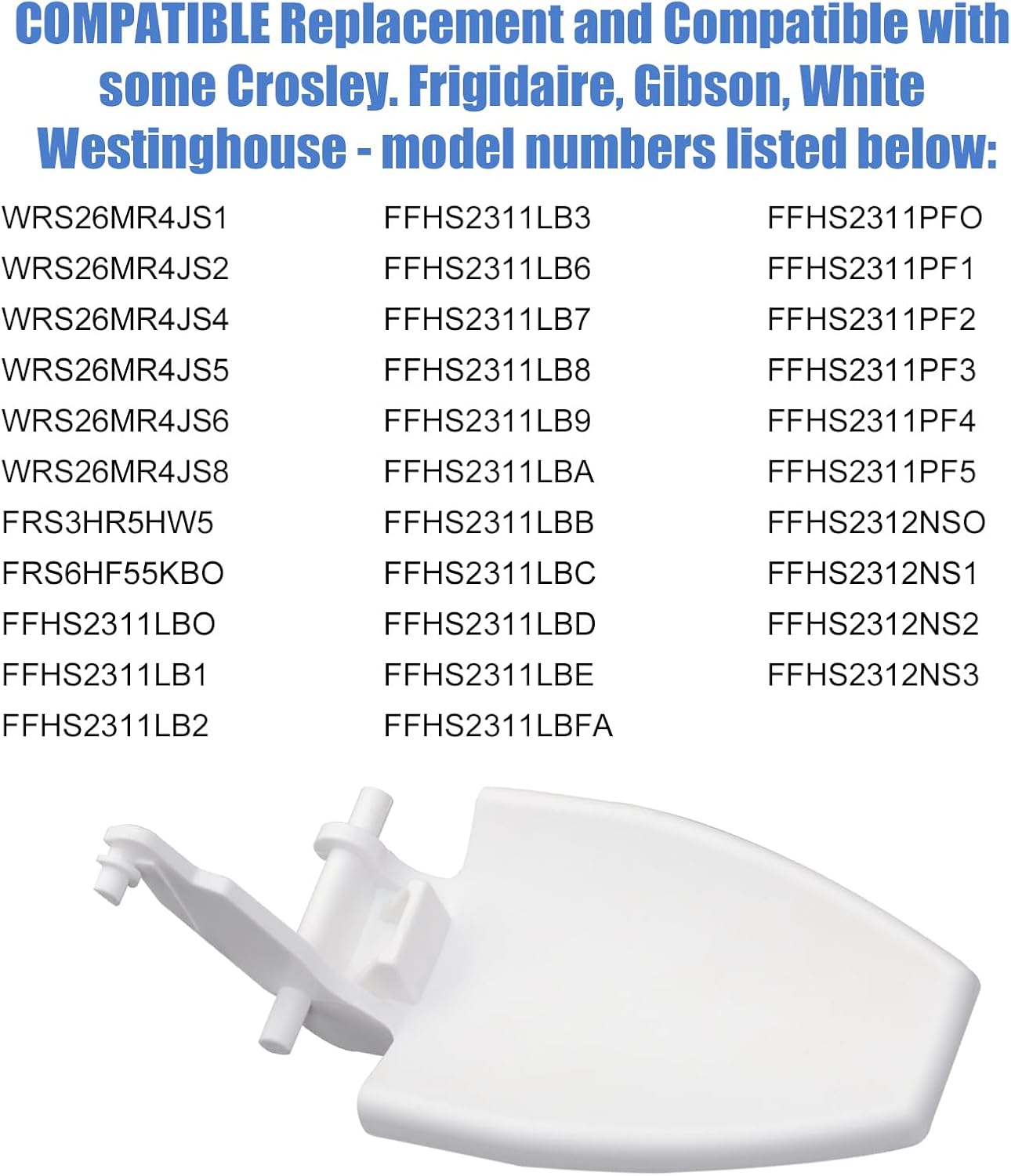 241682001 Refrigerator Water Dispenser Lever compatible with Frigidaire, Kenmore Refrigerator Water Dispenser Actuator 5 241682001 Refrigerator Water Dispenser Lever compatible with Frigidaire, Kenmore Refrigerator Water Dispenser Actuator - Image 5