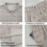 Mens Short Sets 2 Piece Outfits Polo Shirt Fashion Summer Tracksuits Casual Set Short Sleeve and Shorts Set for Men - Image 3