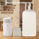 Portable Clothes Dryer, Compact Portable Dryer Machine for Apartment, RV, Travel - Premium 1000w Mini Dryer with Dry Bag, Hook for Light Clothes, Underwear - Image 9