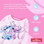 Disney girls 2-piece Snug-fit Cotton Holiday Pajama Set, Soft & Cute for Kids - Image 2