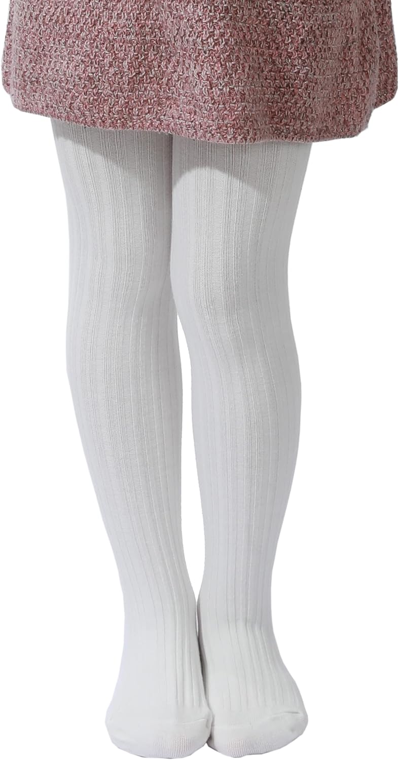 Girls' Cotton Tights - Toddler Cable Knit Footed Tights 1 Girls' Cotton Tights - Toddler Cable Knit Footed Tights