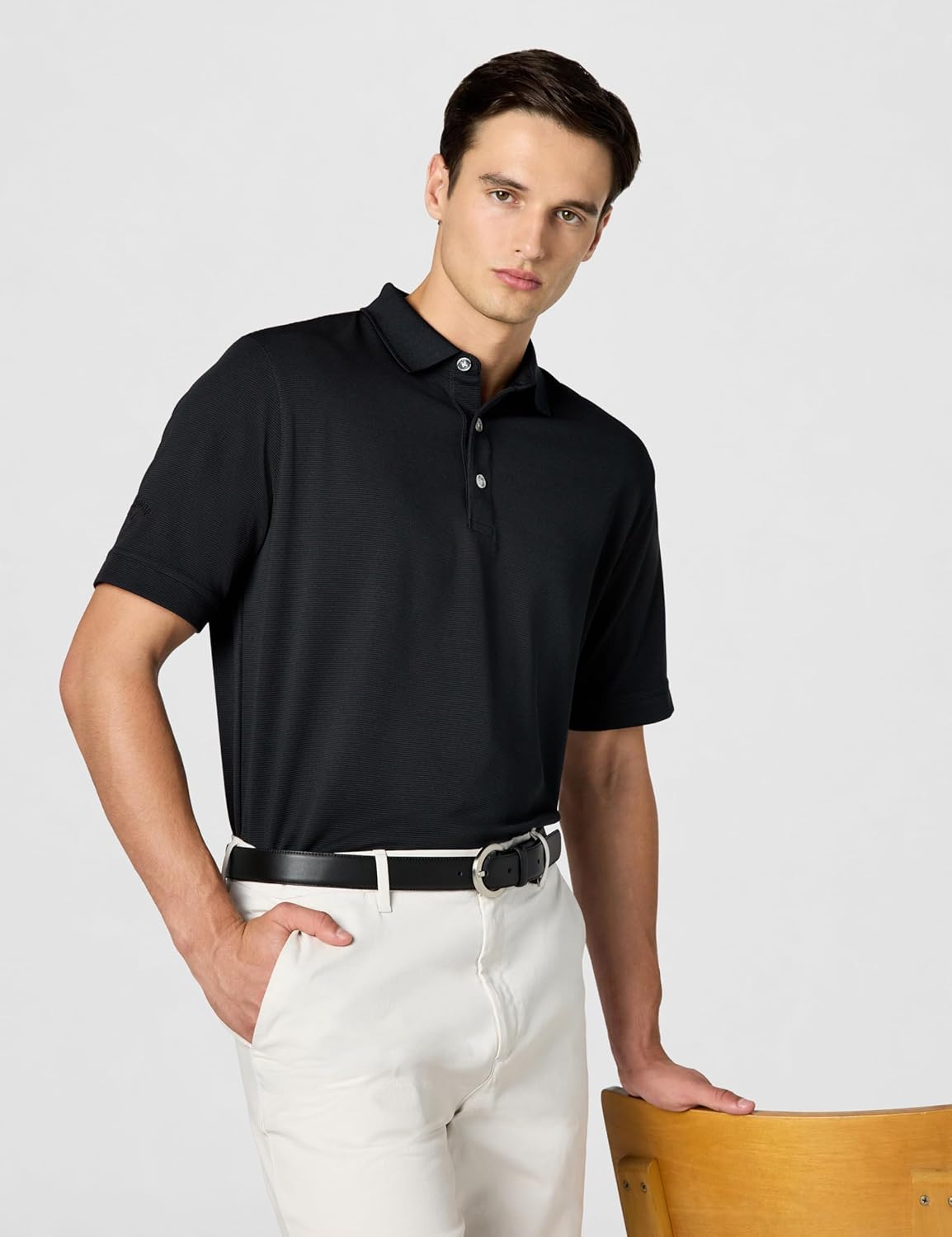 Callaway Mens Short Sleeve Ottoman Performance Golf Polo 2 Callaway Mens Short Sleeve Ottoman Performance Golf Polo - Image 2