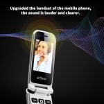 G6 Pro Grey - 4G LTE Flip Phone Unlcoked丨Cell Phone for Seniors丨2.4" Dual-LCD丨SOS Button丨Loud Speaker丨Camera丨Charging Dock丨Talking Clock丨Speed Dial丨 Hands-free丨Dumb Phone丨Caller-ID丨Large Fonts - Image 7