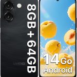 UMIDIGI G9A Unlocked Phones, Android 14 Go Cell Phone, 8GB+64GB/TF 1TB Expend Octa-Core, 4G Dual SIM Card, 3.5mm Headphone Jack 6.75" HD+Display Phones, AI Face Unlock Android Phone,5000mAh,GPS