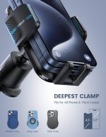 Lamicall 2025 Wider Clamp & Metal Hook Car Phone Holder Vent [Thick Cases Friendly] Phone Holders for Your Car Mount Automobile Hands Free Cradle Air Vent for iPhone 17 16 15 14 13 Pro Max Smartphone - Image 2