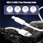3-Pack [3.3FT+6.6FT+10FT] 60W USB C to USB C Cable, Type C to Type C Cable,Fast Charging Cable for iPhone 17 16 15 Pro Plus Pro Max Air，for Galaxy S25, for iPad Pro/Air, for MacBook Pro/Air and More - Image 6