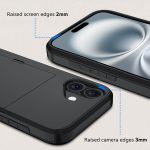 Qinmay Compatible with iPhone 17 Case Wallet,Built-in Card Holder, Heavy Duty Protective Dual Layer Shockproof Hidden Card Slot Slim Wallet Phone Cover for iPhone 17 ，Black - Image 4