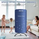 Portable Clothes Dryer Upgraded to Quickly Dry A Large Number of Clothes and Shoes. Travel Mini 900w Dryer Machine, Compact Portable Dryer for Family, Apartment, RV and Travel - Image 3