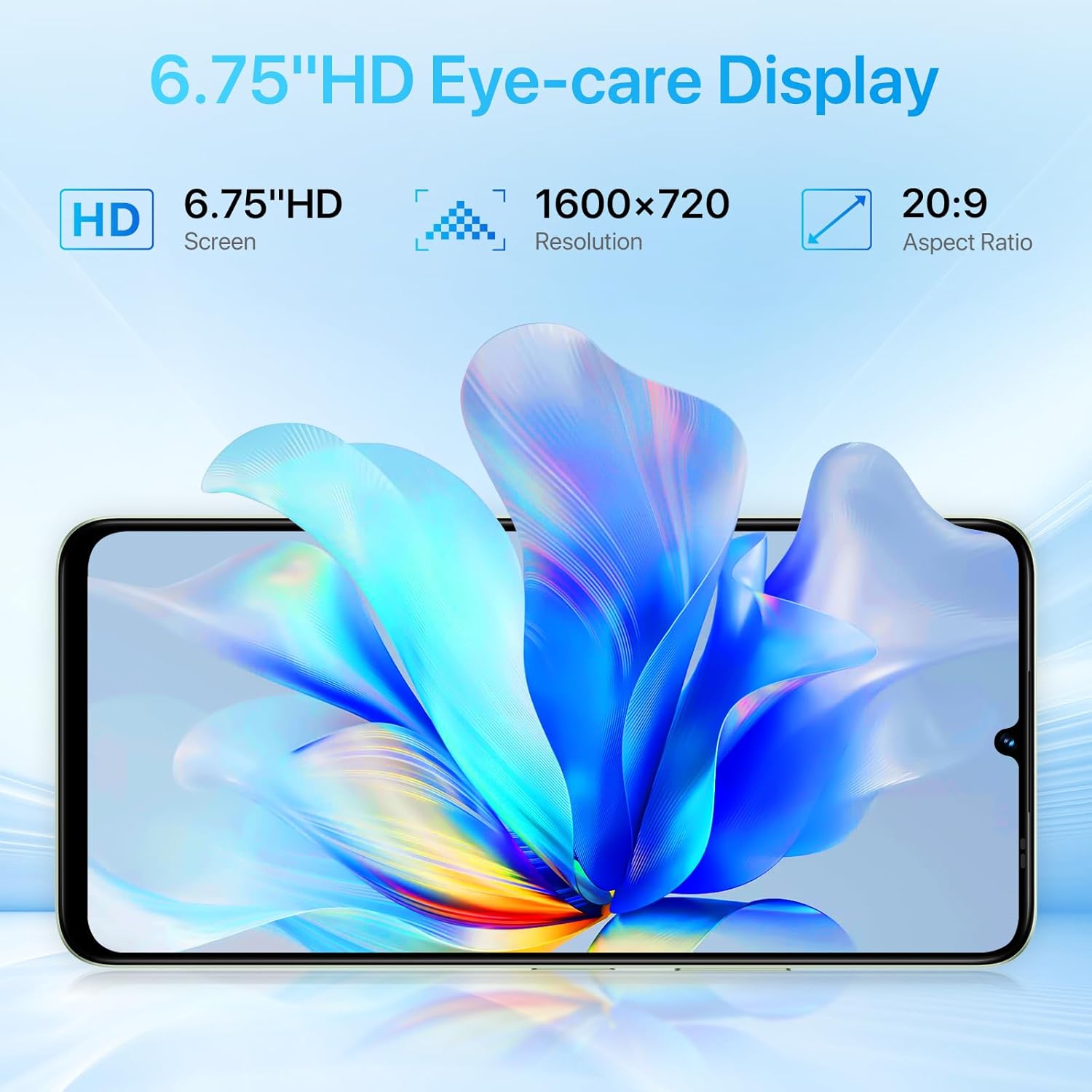 UMIDIGI G9A Unlocked Phones, Android 14 Go Cell Phone, 8GB+64GB/TF 1TB Expend Octa-Core, 4G Dual SIM Card, 3.5mm Headphone Jack 6.75" HD+Display Phones, AI Face Unlock Android Phone,5000mAh,GPS 4 UMIDIGI G9A Unlocked Phones, Android 14 Go Cell Phone, 8GB+64GB/TF 1TB Expend Octa-Core, 4G Dual SIM Card, 3.5mm Headphone Jack 6.75" HD+Display Phones, AI Face Unlock Android Phone,5000mAh,GPS - Image 4