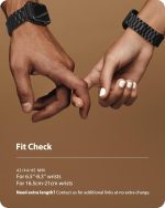 Fullmosa Metal Band Compatible with Apple Watch Bands 45mm 44mm 42mm 46mm 49mm 41mm 40mm 38mm, iWatch Band with Case for Apple Watch Series 11 10 9 8 7 6 5 4 3 2 1 SE3/2/1 Ultra3/2/1 , 42mm 44mm 45mm, Black - Image 5