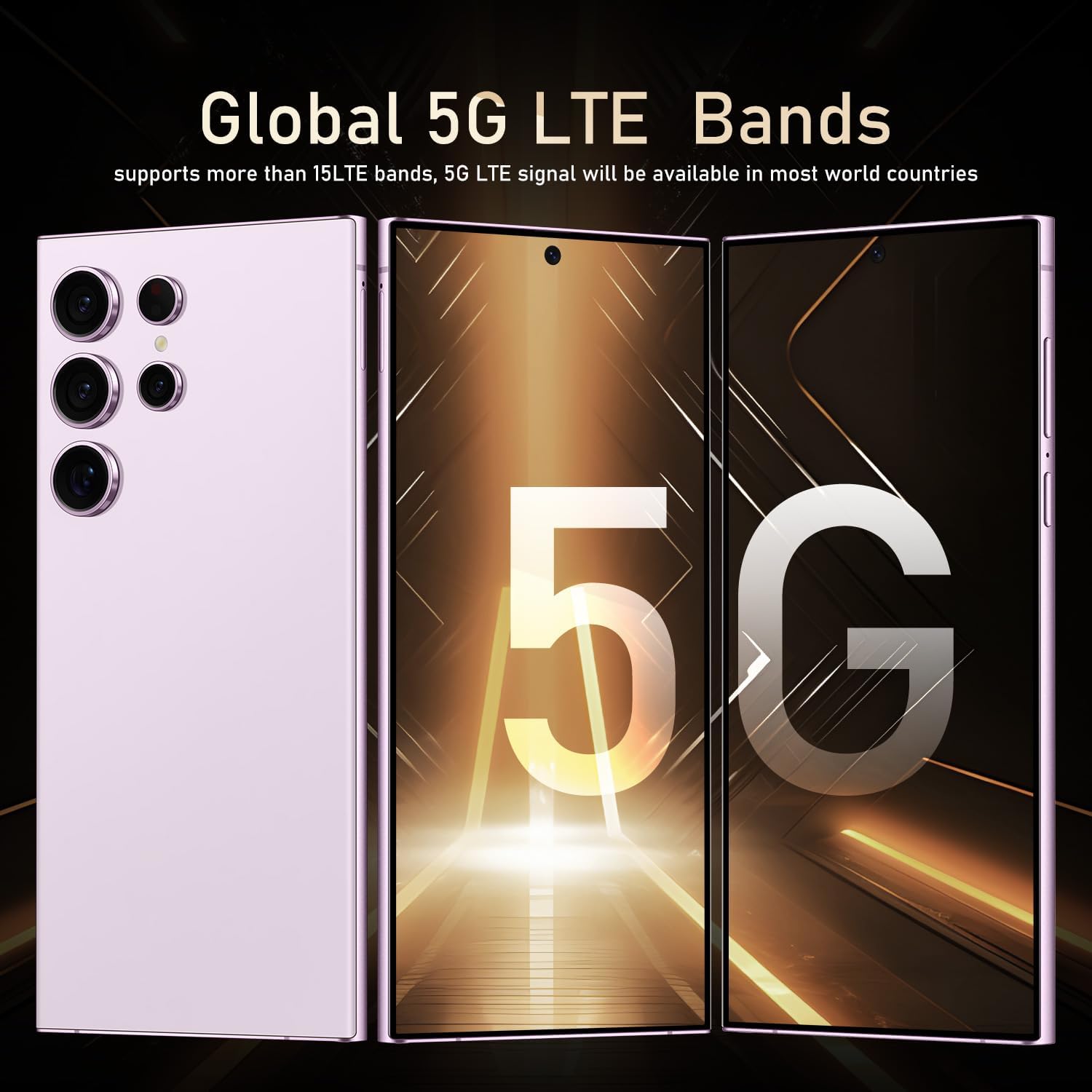 I24 Ultra Unlocked Phone,Built in Pen The Phone,Smartphone Battery 6800mAh 6.8" HD Screen,Android 14 16+512GB with 128GB Memory Card Cell Phone,5G/Face ID/Fingerprint Lock/GPS (Purple, 16+512GB) 3 I24 Ultra Unlocked Phone,Built in Pen The Phone,Smartphone Battery 6800mAh 6.8" HD Screen,Android 14 16+512GB with 128GB Memory Card Cell Phone,5G/Face ID/Fingerprint Lock/GPS (Purple, 16+512GB) - Image 3