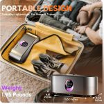 Portable Clothes Dryer, Clothes Dryer hold 9-12 Items, With Time Setting、Remote Control, Portable Dryers For Laundry, Apartments, RV, Travel, Low noise、Energy Saving、 Wrinkle Resistant - Image 3