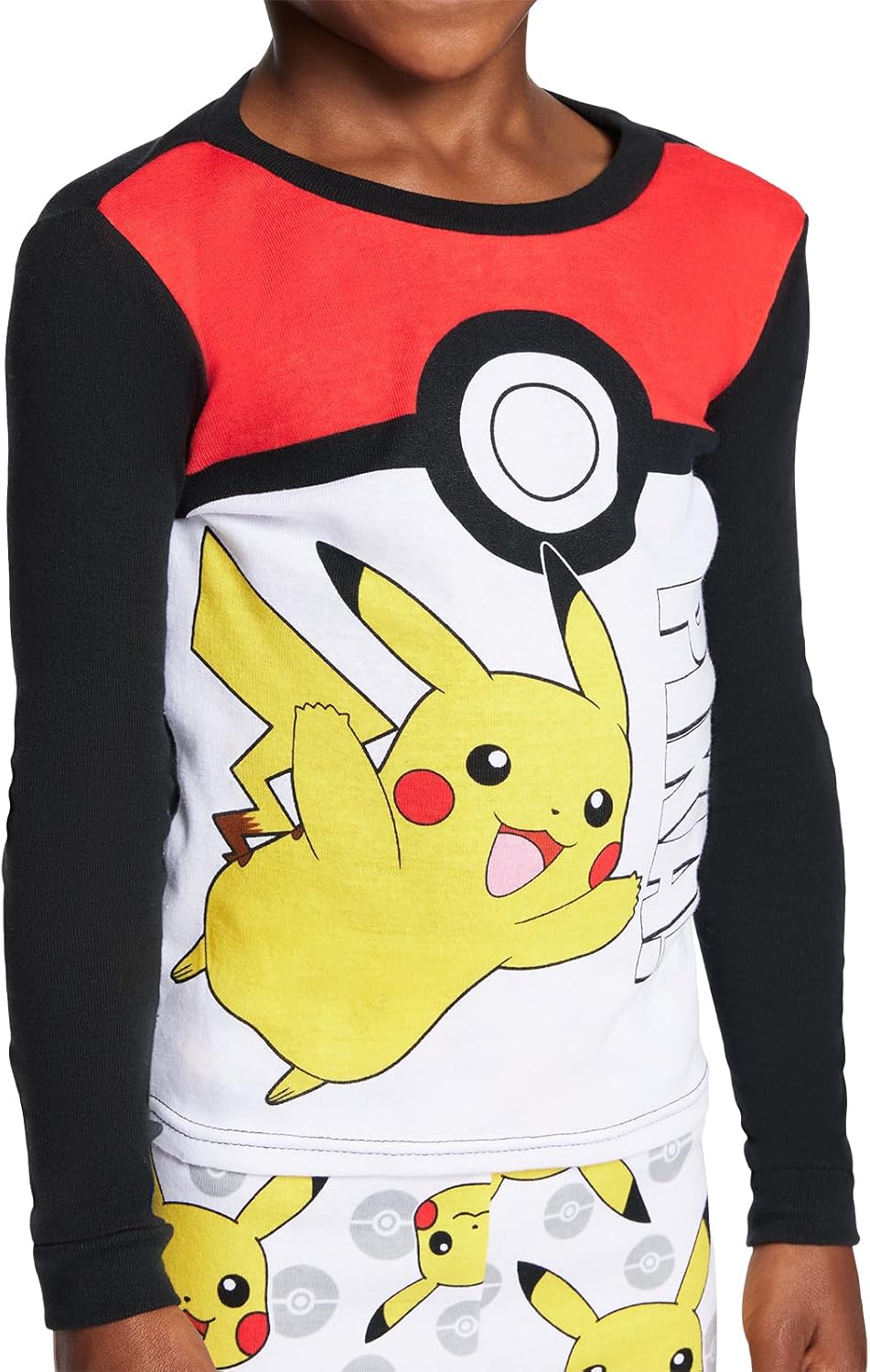 Pokemon Boys' 6-Piece Snug-Fit Cotton Pajamas Set, Poke Treasure, 10 3 Pokemon Boys' 6-Piece Snug-Fit Cotton Pajamas Set, Poke Treasure, 10 - Image 3