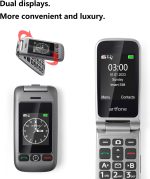 G6 Pro Grey - 4G LTE Flip Phone Unlcoked丨Cell Phone for Seniors丨2.4" Dual-LCD丨SOS Button丨Loud Speaker丨Camera丨Charging Dock丨Talking Clock丨Speed Dial丨 Hands-free丨Dumb Phone丨Caller-ID丨Large Fonts - Image 6