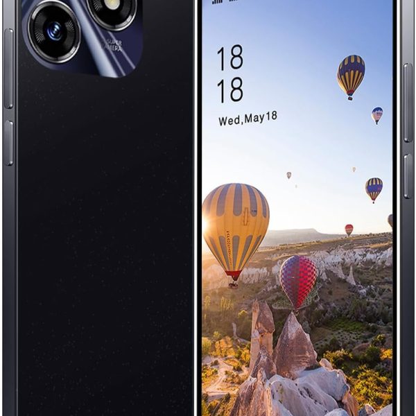 3G Mobile Phone, 5.0'' Screen, Android 9.0 OS,16GB ROM (SD to 128GB), Dual SIM Dual Cameras,Face ID Unlocked Cell Phones (Black)