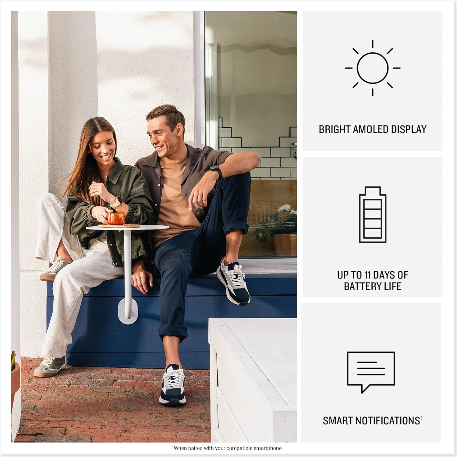 Garmin vívoactive® 6, Health and Fitness GPS Smartwatch, AMOLED Display, Up to 11 Days of Battery, Lunar Gold with Bone Band 5 Garmin vívoactive® 6, Health and Fitness GPS Smartwatch, AMOLED Display, Up to 11 Days of Battery, Lunar Gold with Bone Band - Image 5