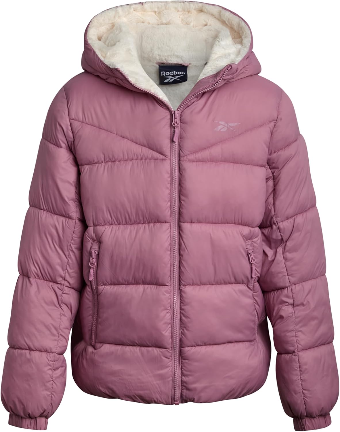 Reebok Girls Winter Coat - Heavyweight Quilted Sherpa Lined Parka Puffer Jacket - Warm Winter Jackets for Girls 1 Reebok Girls Winter Coat - Heavyweight Quilted Sherpa Lined Parka Puffer Jacket - Warm Winter Jackets for Girls