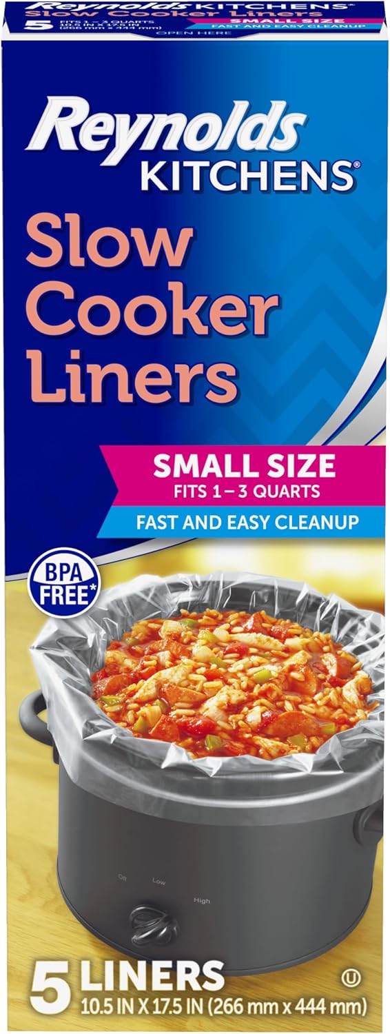Reynolds Kitchens Slow Cooker Liners, Small (1-3 quart), 5 Count 1 Reynolds Kitchens Slow Cooker Liners, Small (1-3 quart), 5 Count